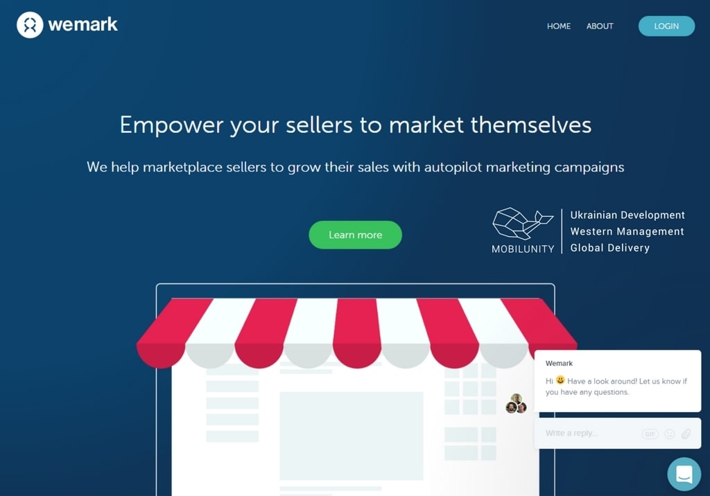 get your online marketplace development with the help of wemark