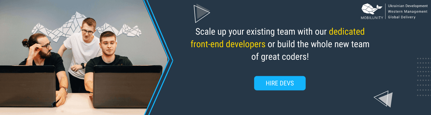 hire front end developer in mobilunity