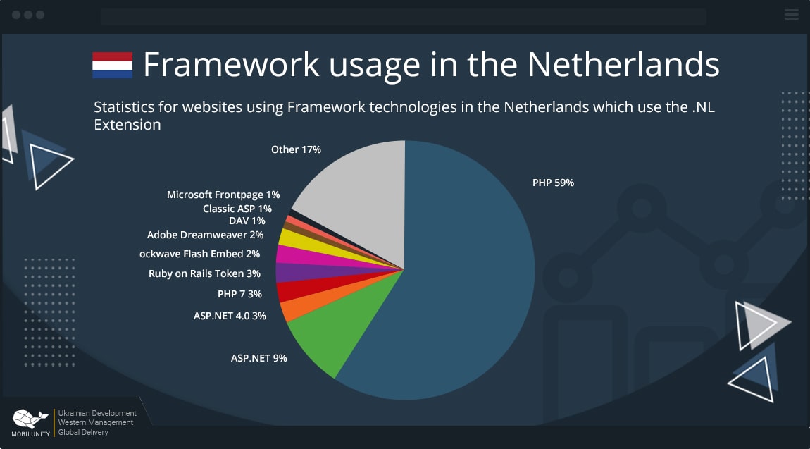 usage of frameworks in the netherlands