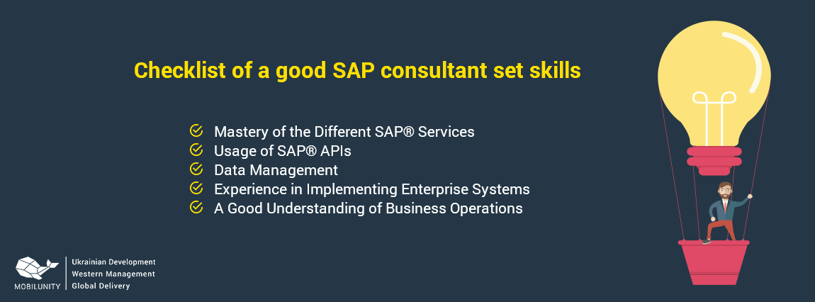 checklist of a good SAP consultant set skills