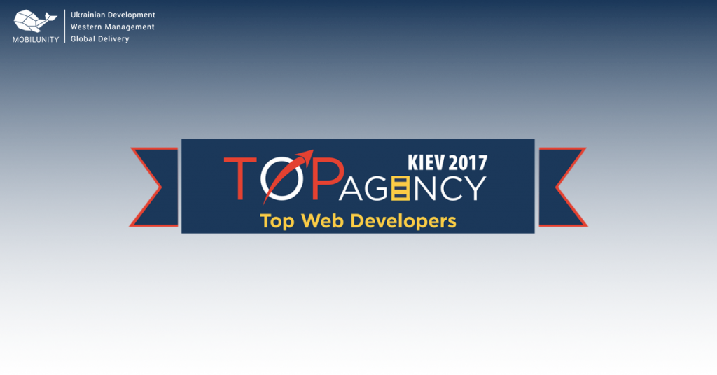 Mobilunity Ranked Among Top10 Web Developers in Kyiv Banner