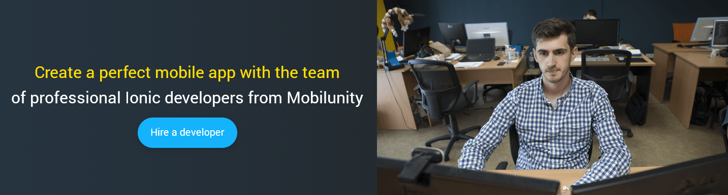 hire ionic developer at mobilunity
