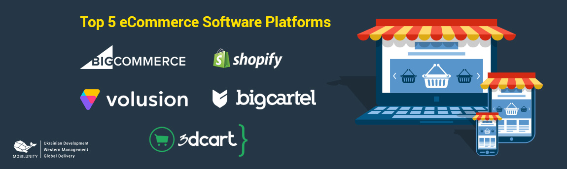 top 5 ecommerce software platforms