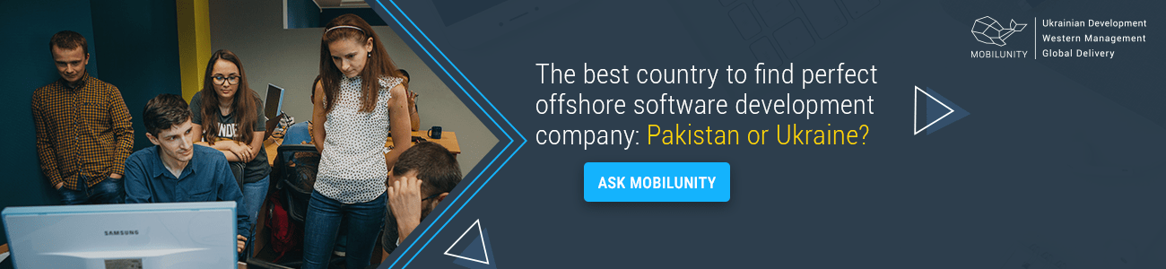 offshore software development companies in pakistan vs ukraine