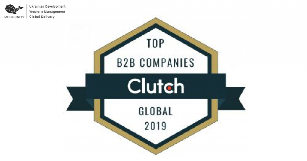 Mobilunity Becomes a Global Leader of the IT Services Industry in 2019 According to Clutch.co Banner