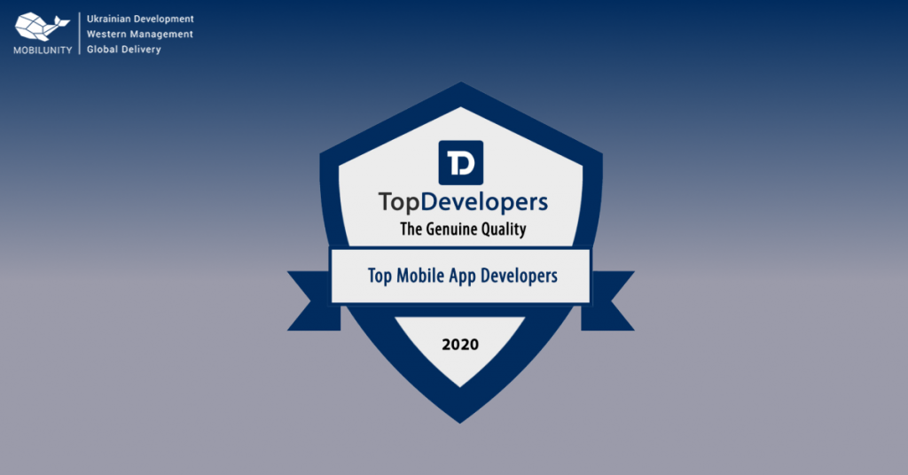 Mobilunity Was Named a Top App Development Company According to TopDevelopers.co Banner