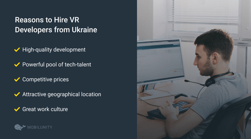 reasons to hire top virtual reality developers from Ukraine