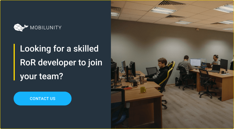 hire ror developer at mobilunity