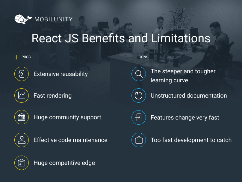 react js development pros and cons