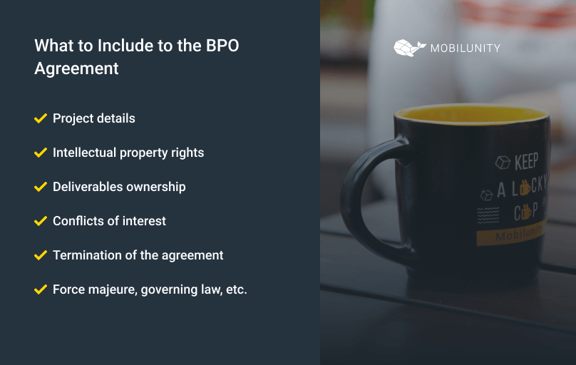 bpo agreement components