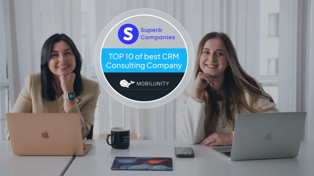 Mobilunity Voted Among TOP 10 of the Best CRM Consulting Companies According to SuperbCompanies.com Banner