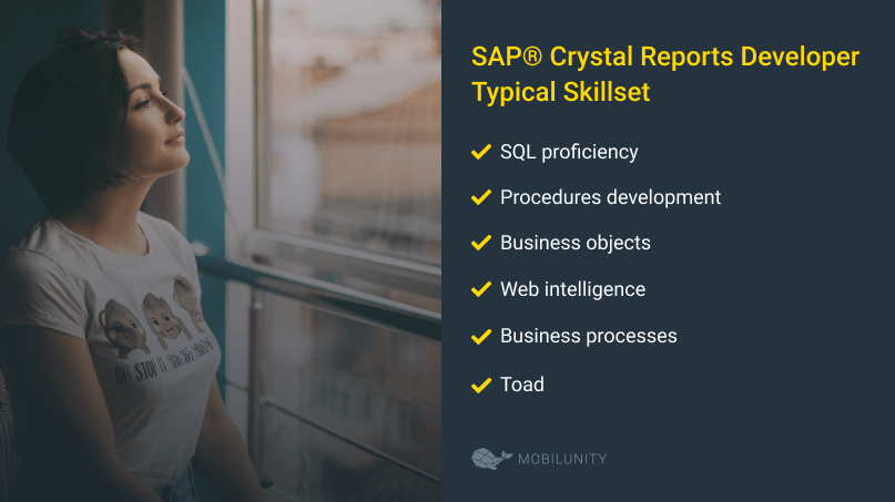 SAP Crystal Reports Developer Skills