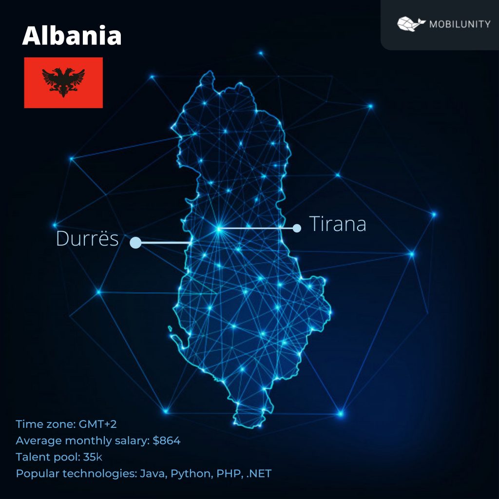 why outsourcing to Albania	
