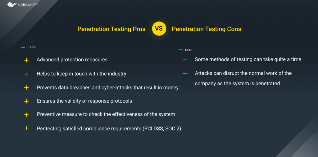 Pros & Cons of penetration testing