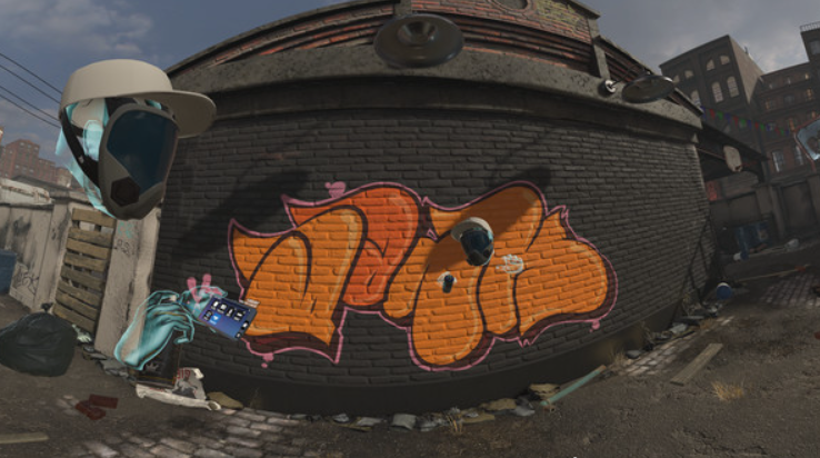 Kingspray Graffiti VR game