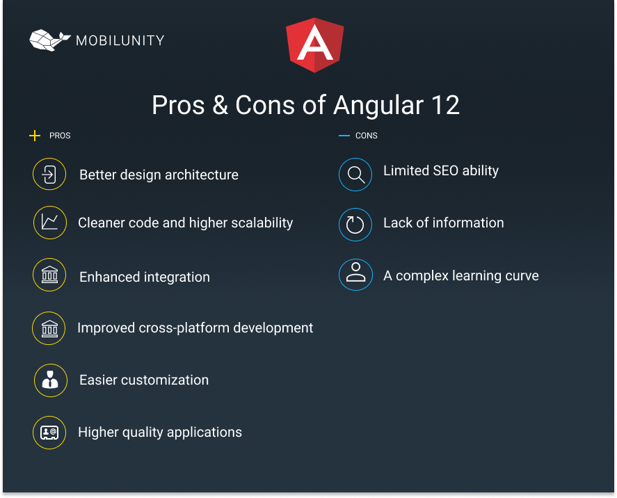 Pros & Cons of Angular 12 
