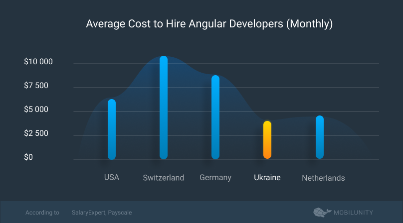 hire angular 12 developer salary