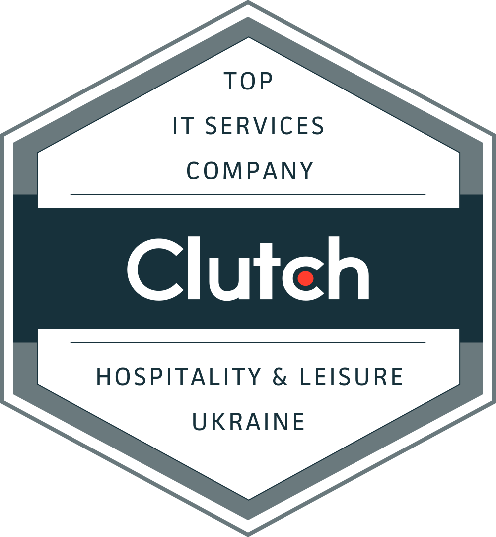 Top IT Services Company in Ukraine for Hospitality Award