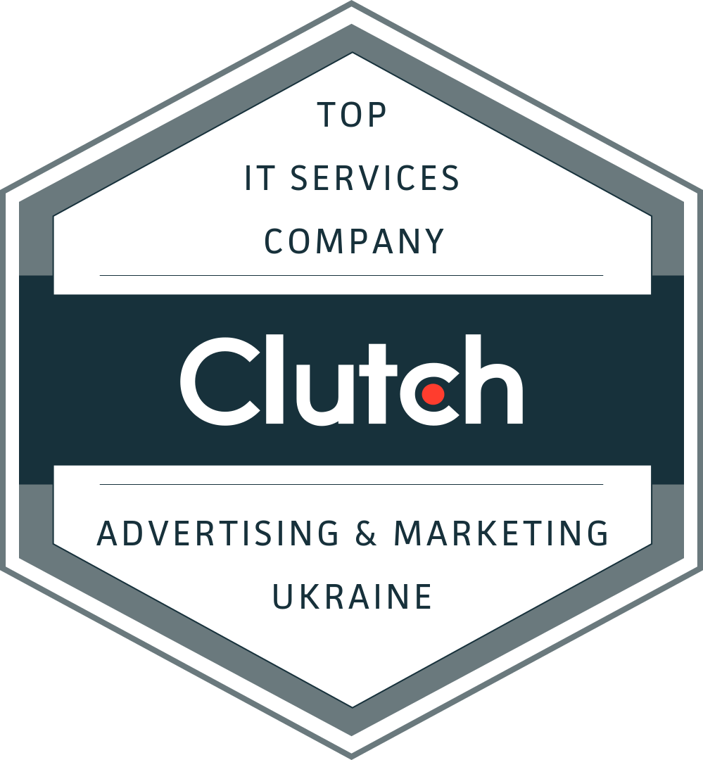 Top IT Services Company in Ukraine for Marketing and Advertising Award