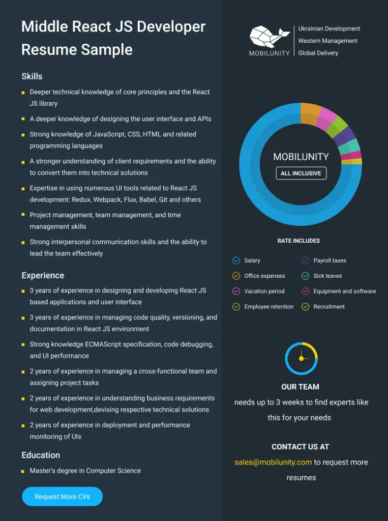 Middle React Js Engineer Resume Example 763x1024 1