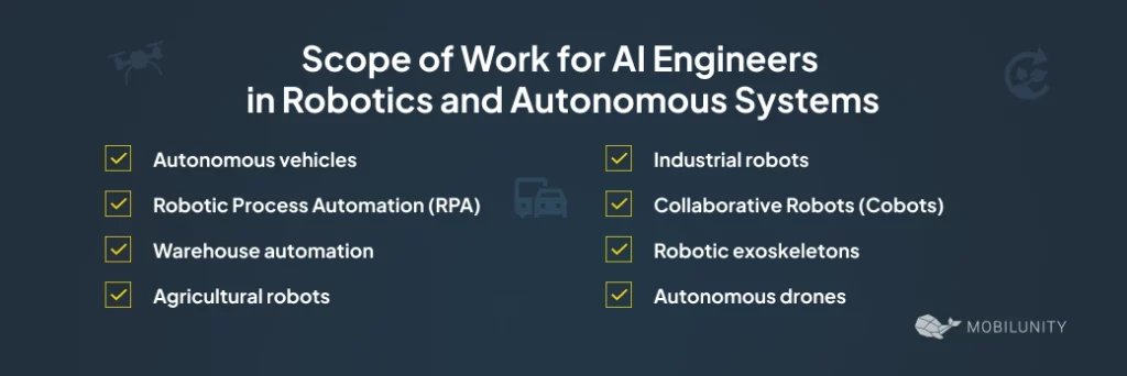 AI Engineer's Role in Robotics and Automation Systems