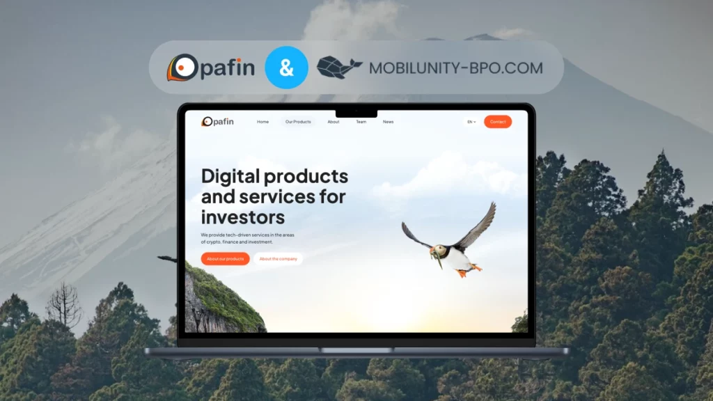 Pafin partners with Ukrainian IT and Business Processes Outsourcing company Mobilunity-BPO on Web3 Banner