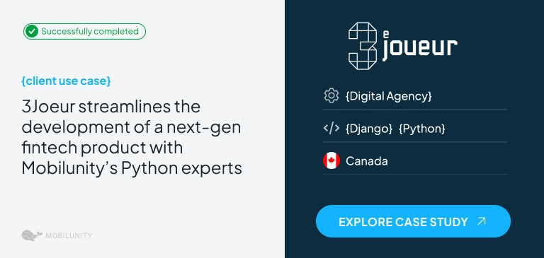 Python development use case I Mobilunity