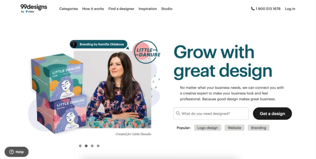 99designs design contest interface with creative submission