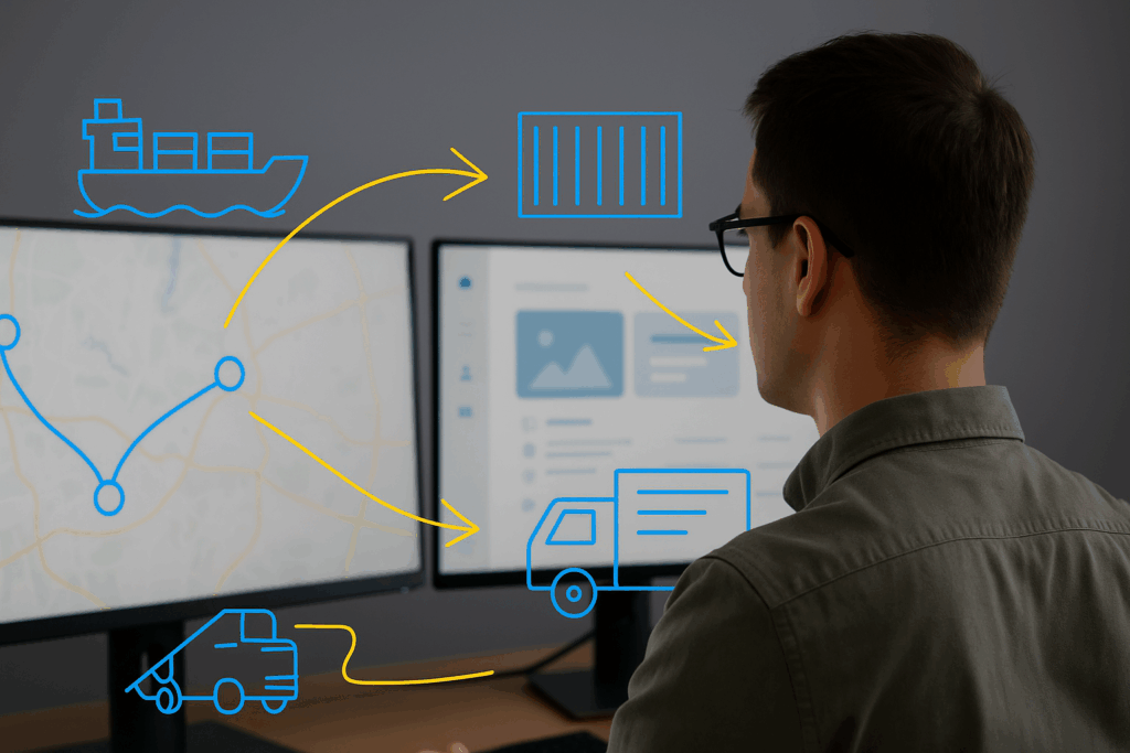 Transport and Logistics App Development Banner