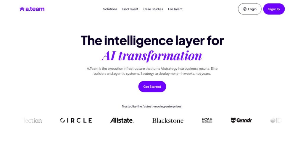 A.Team website A.Team website