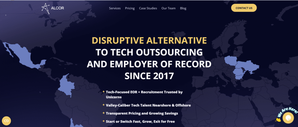 Alcor BPO website Alcor BPO website