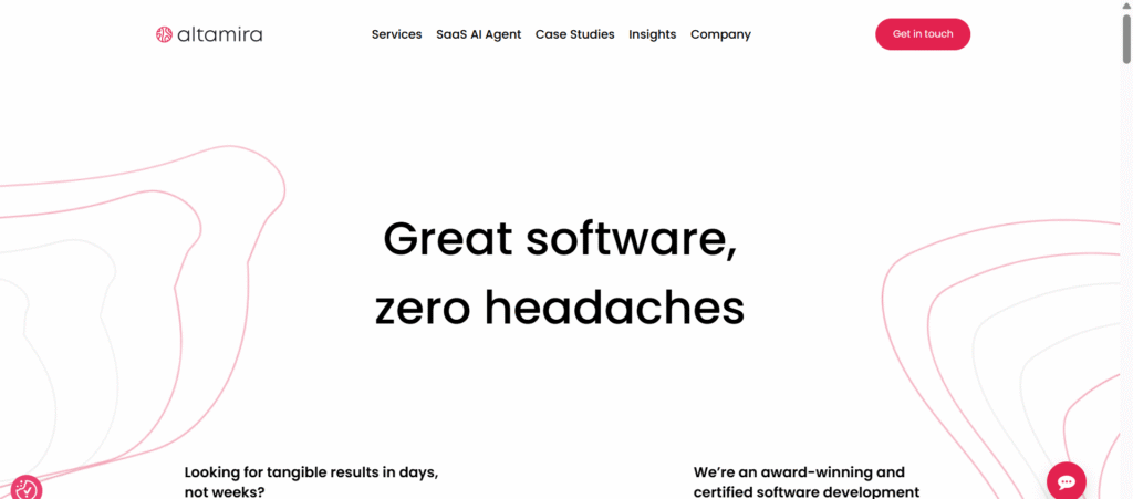 Altamira website Altamira website
