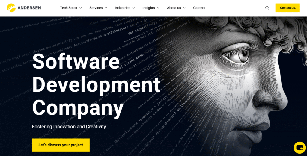 Andersen website Andersen website