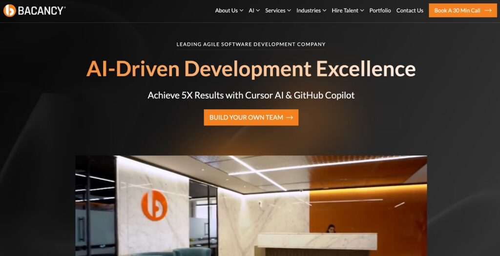 Bacancy website Bacancy website