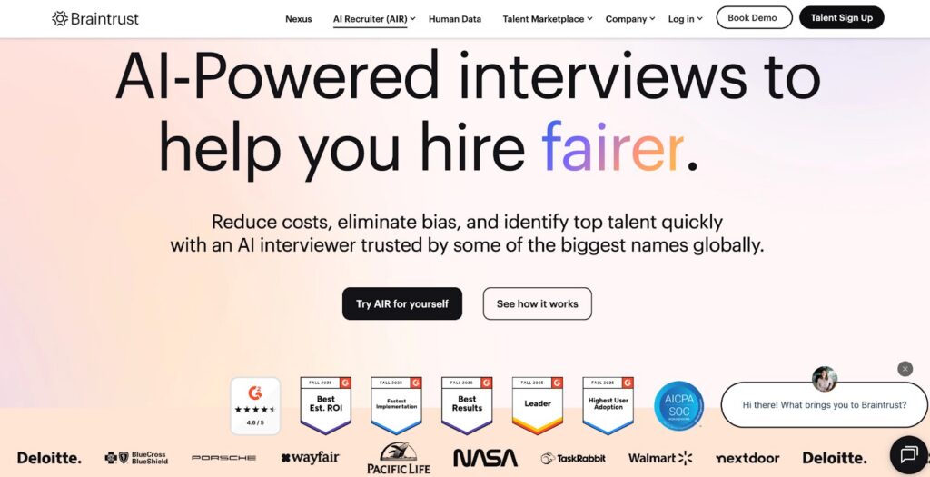 Braintrust website Braintrust website