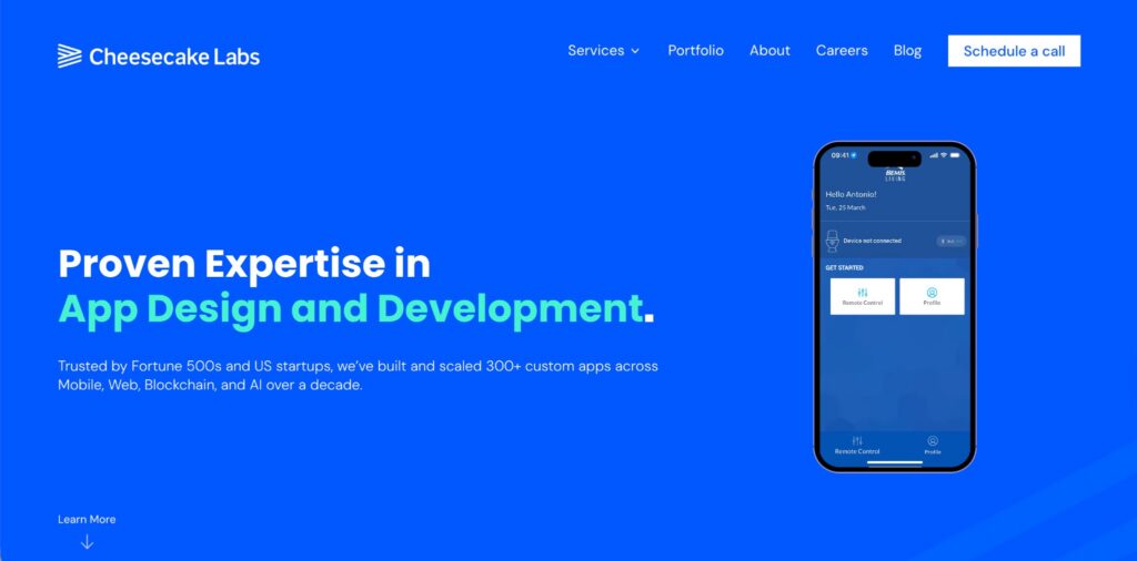 Cheesecake Labs website