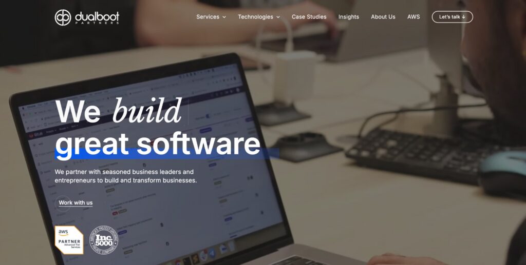 Dualboot Partners website
