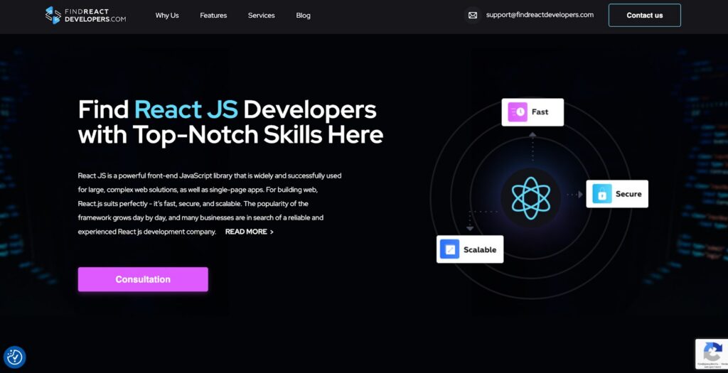 Find React Developers website Find React Developers website
