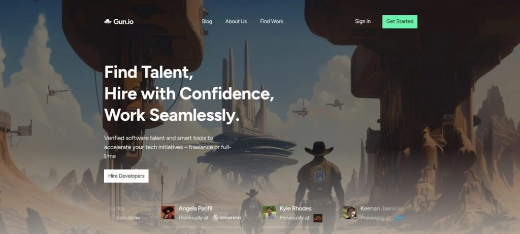 Gun.io website Gun.io website