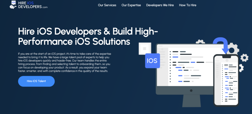Hire iOS Developers Website