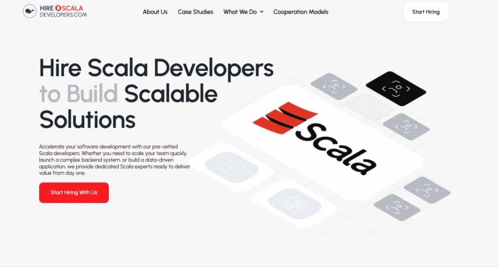HireScalaDevelopers website HireScalaDevelopers website