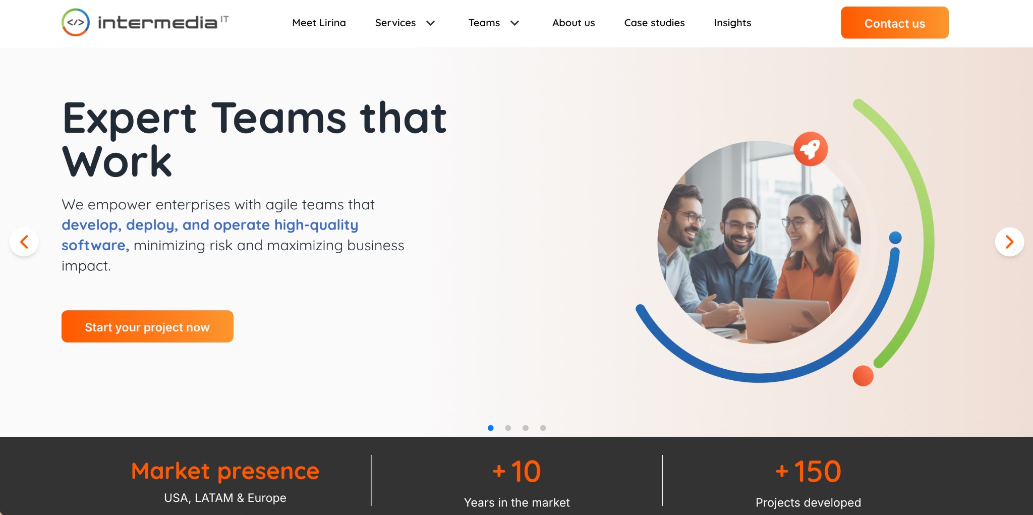 Intermedia IT website