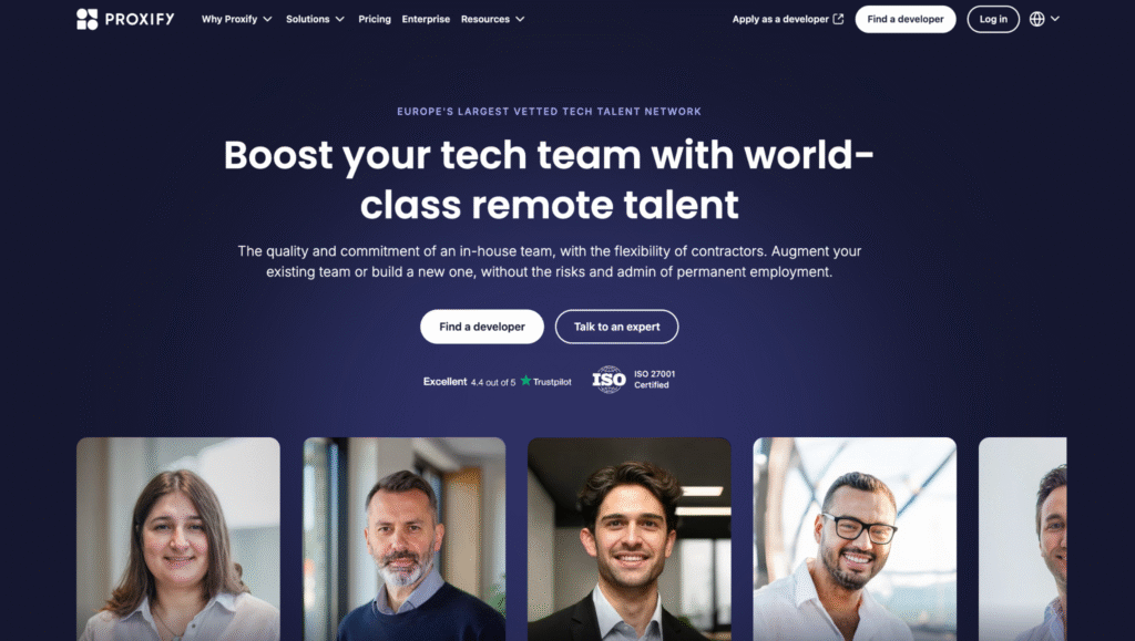 Proxify website Proxify website