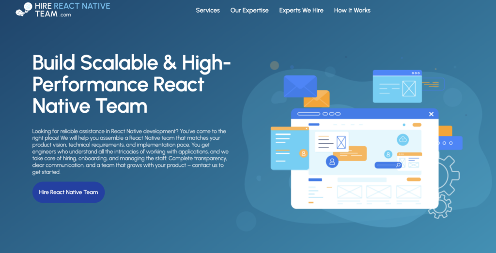 React Native Team Website