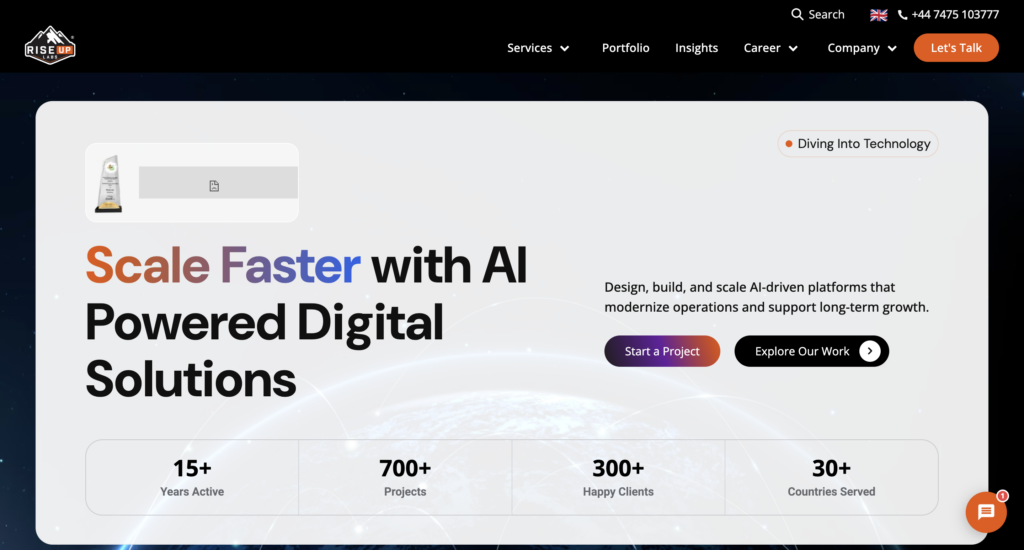 Riseup Labs Website