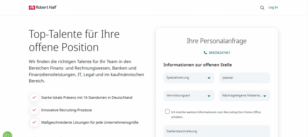 Robert Half website Robert Half website