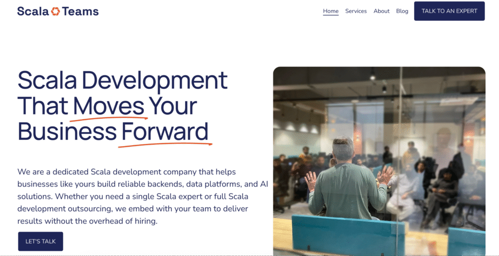 Scala Teams website Scala Teams website