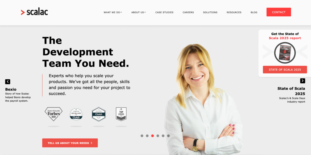 Scalac website Scalac website