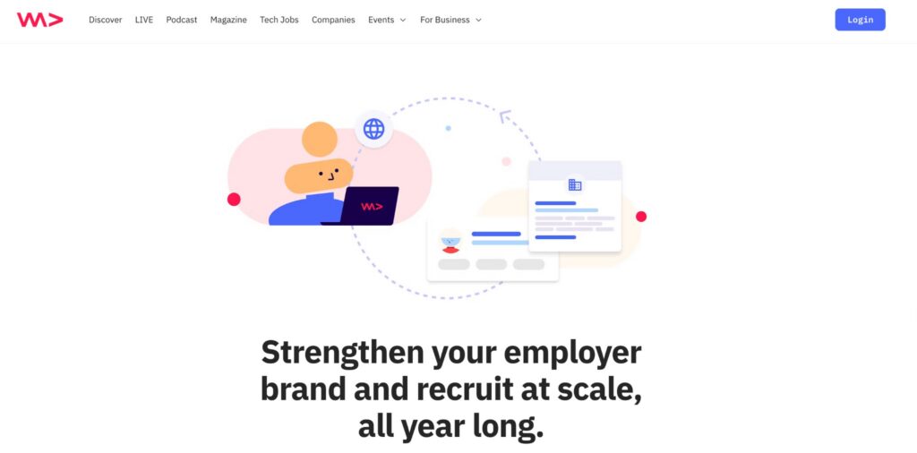 WeAreDevelopers website