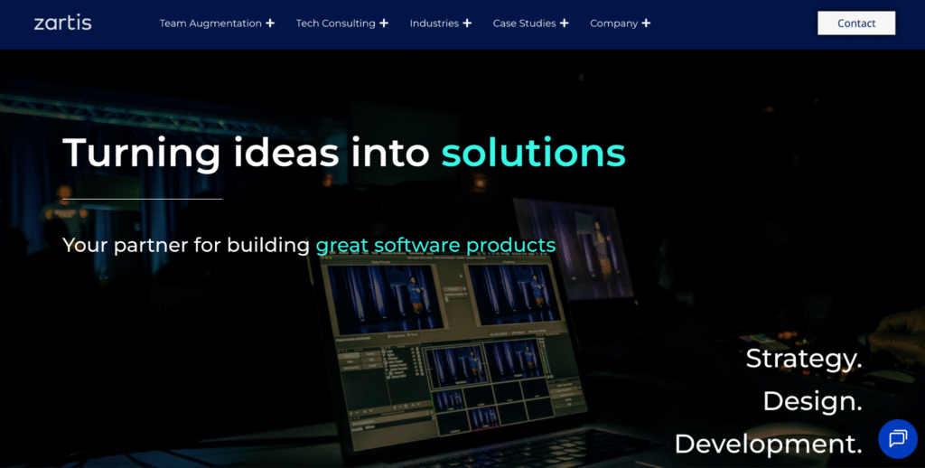 Zartis website Zartis website